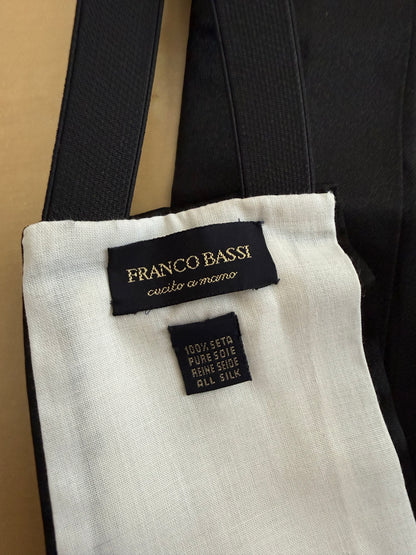 Fascia da smoking in raso di seta - 110 cm