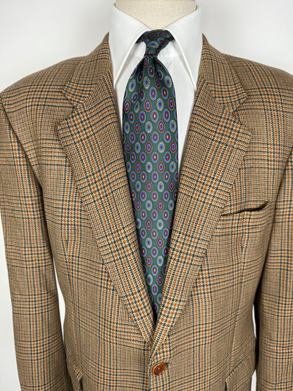 Giacca Yves Saint Laurent anni '80/'90 principe di Galles senape - tg. 54