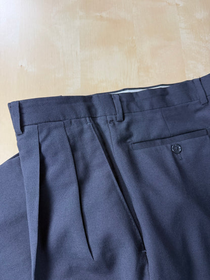 Pantaloni fresco lana blu notte - tg. 48/50