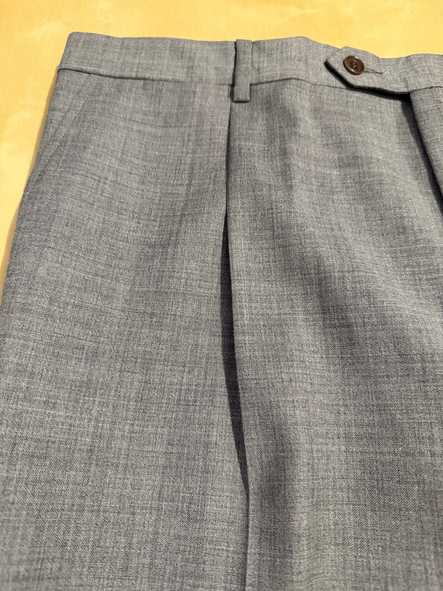 Pantalone anni ‘90 fresco lana grigio chiaro (NOS) - tg. 54/56