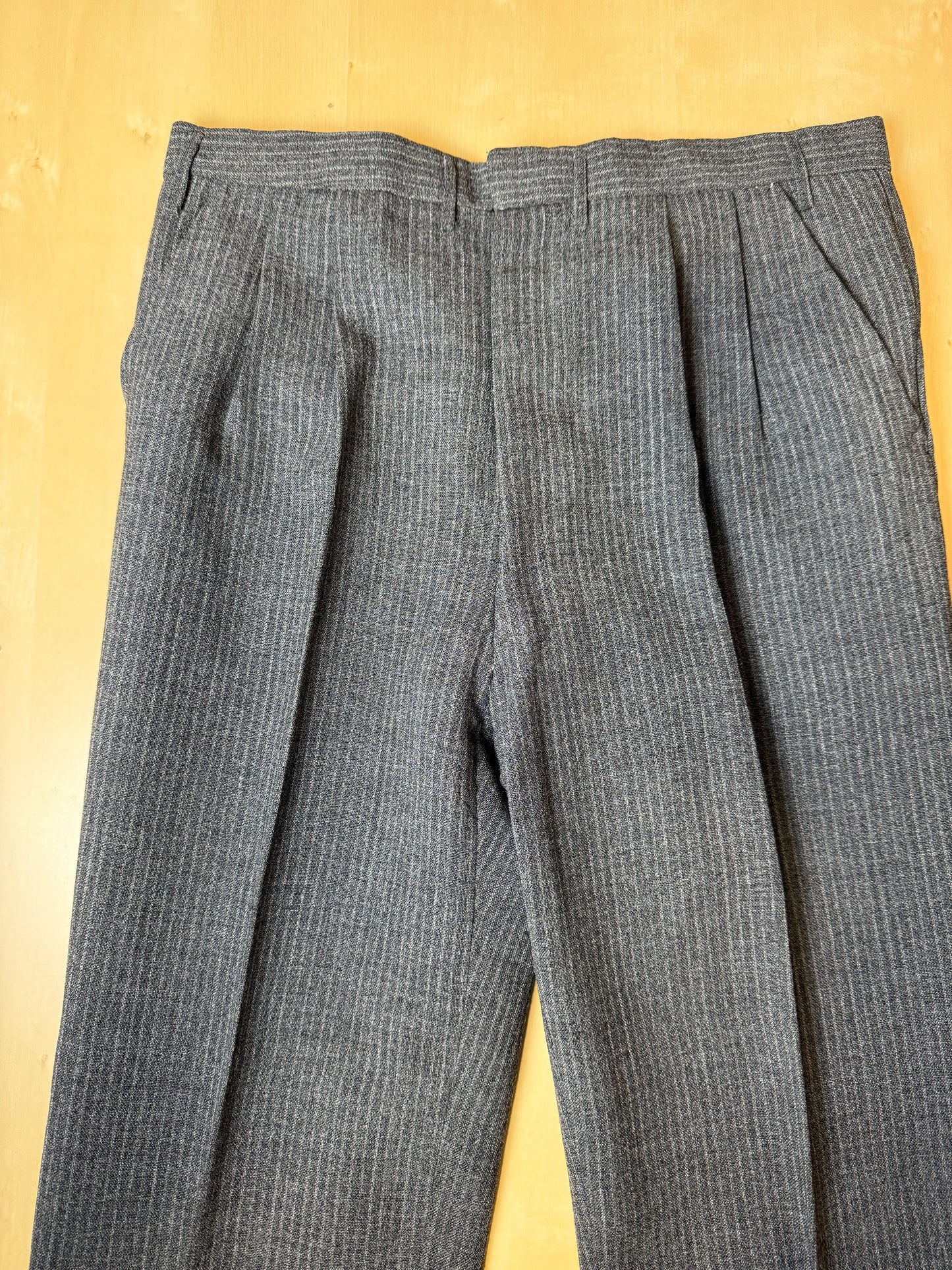 Pantaloni sartoriali anni ‘50/‘60 grigio gessato - tg. 50