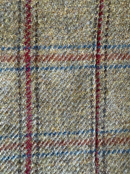 Giacca De Paz in tweed cachi finestrato - tg. 54