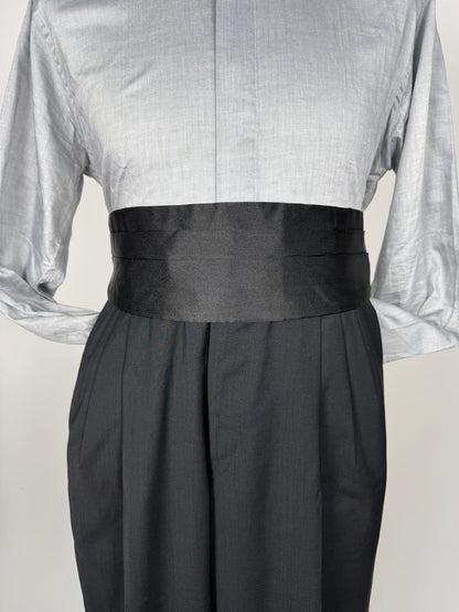 Fascia da smoking in raso di seta - 110 cm