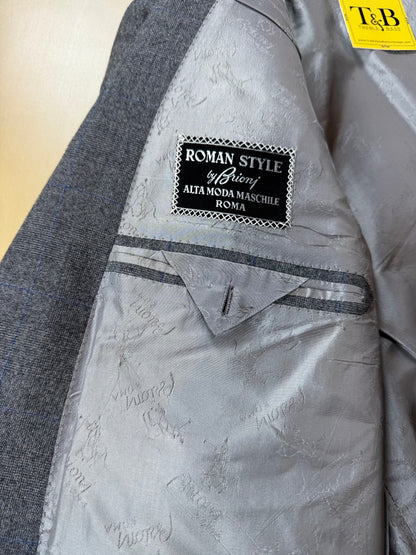 Giacca Brioni anni '80 flanella principe di Galles - tg. 52/54