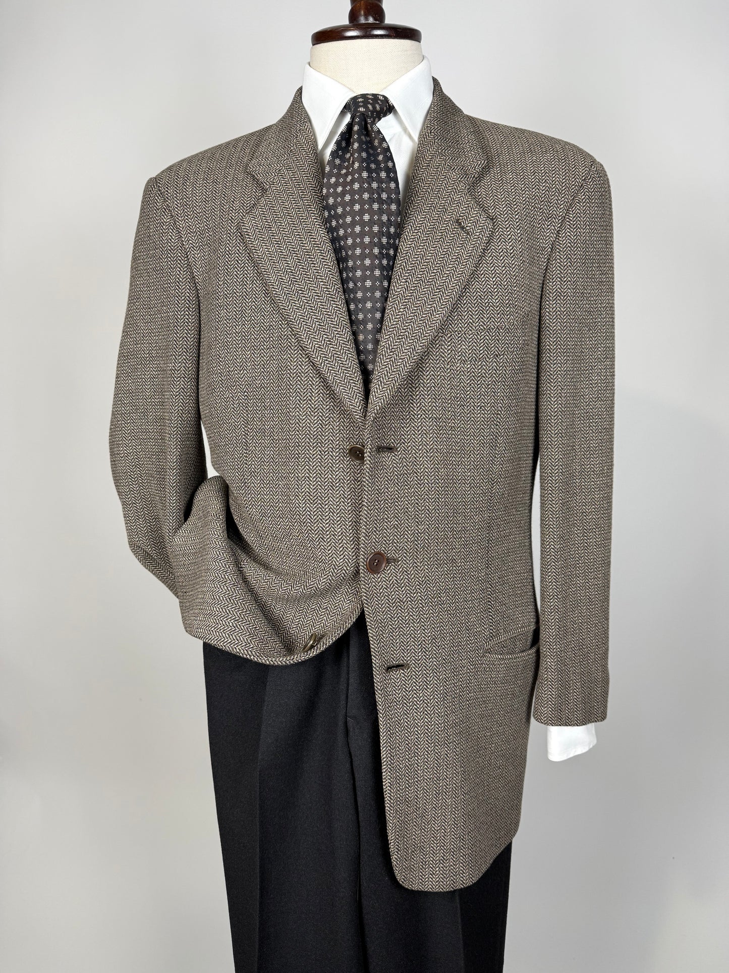 Giacca Armani anni ‘90 herringbone - tg. 48/50