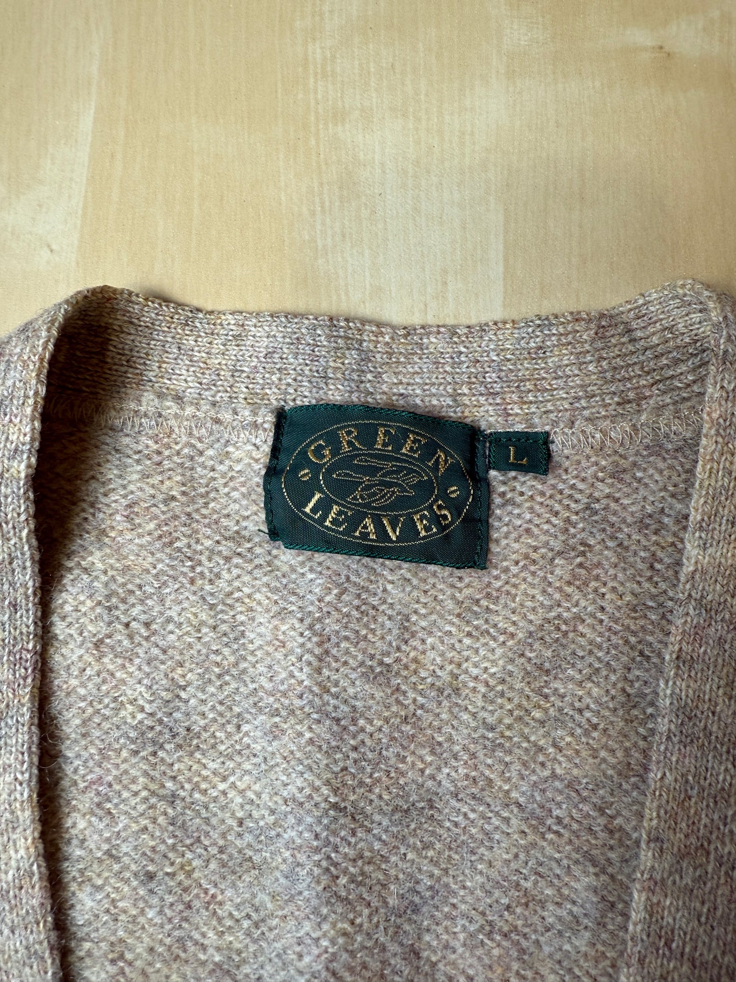 Gilet in pura lana anni ‘80 fantasia - L/XL