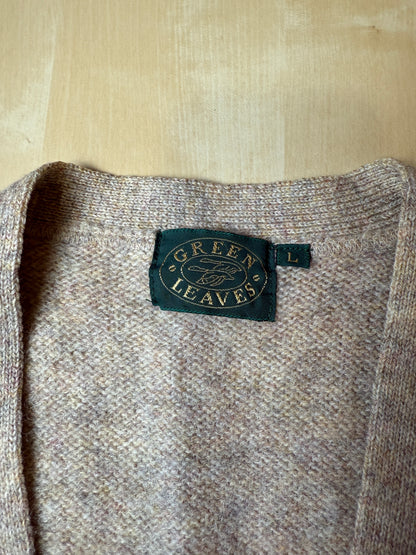 Gilet in pura lana anni ‘80 fantasia - L/XL