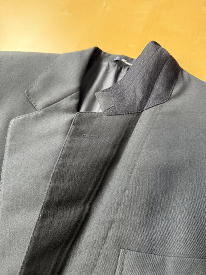 Blazer navy anni ‘80 in flanella - tg. 54