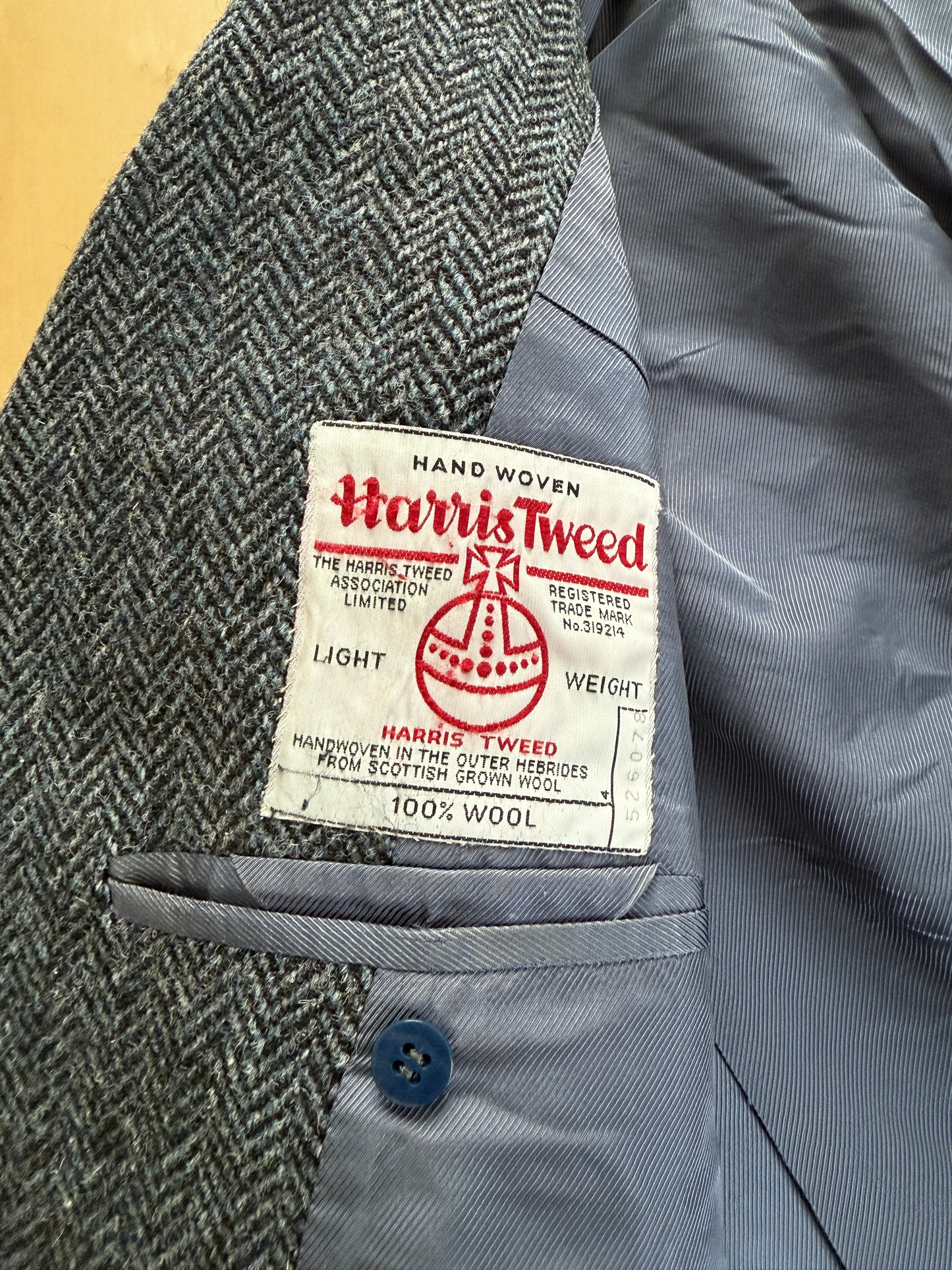 Giacca sartoriale Prandoni Milano in Harris Tweed - tg. 52, drop basso