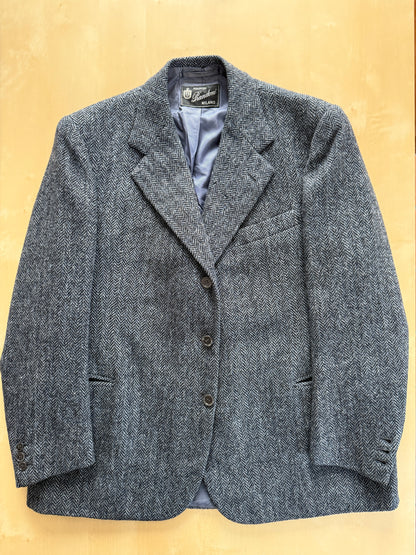 Giacca sartoriale Prandoni Milano in Harris Tweed - tg. 52, drop basso