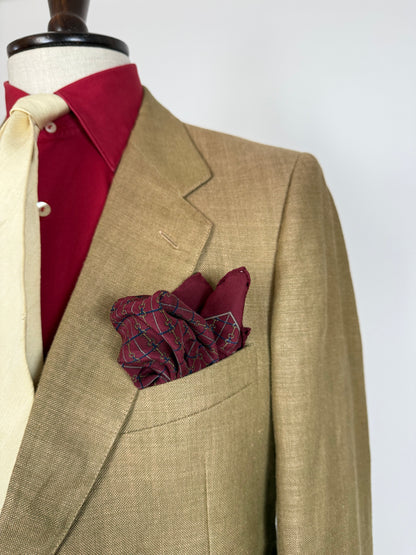 Pochette vintage bordeaux con morsetti