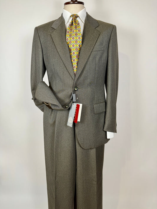 Completo anni ‘80 in covert verde/cachi (NOS) - tg. 48