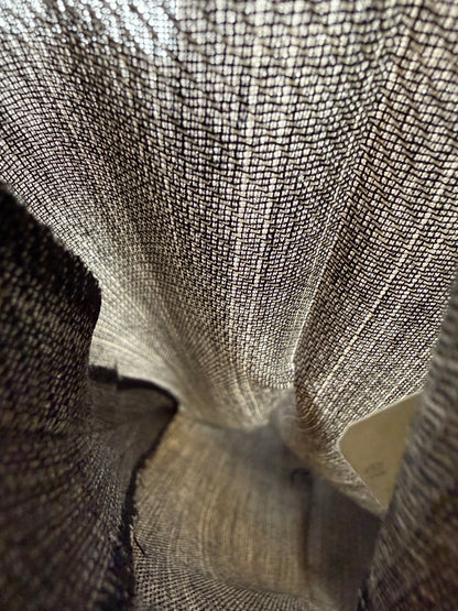 Pantaloni anni '80 fresco lana grigio a righe (NOS) - tg. 46