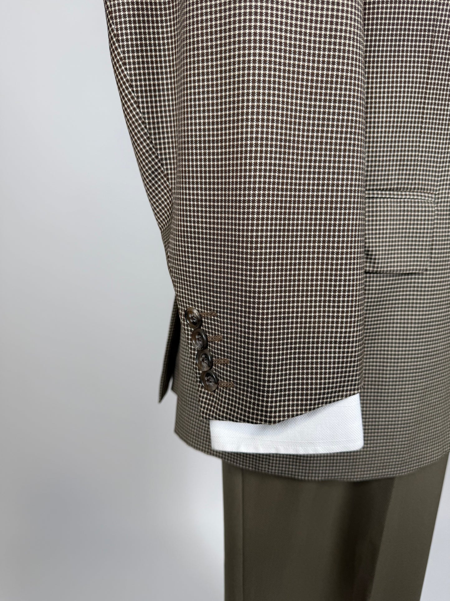 Giacca Corneliani flanella pettinata quadri - tg. 48