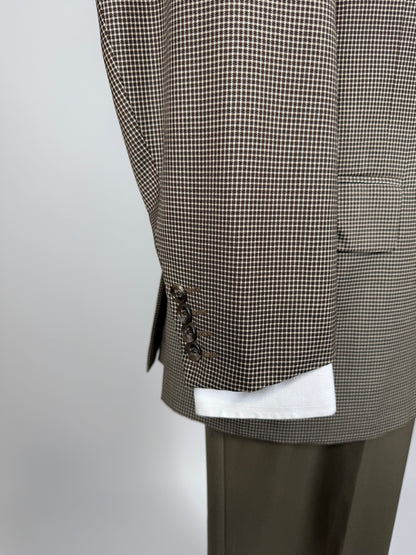 Giacca Corneliani flanella pettinata quadri - tg. 48