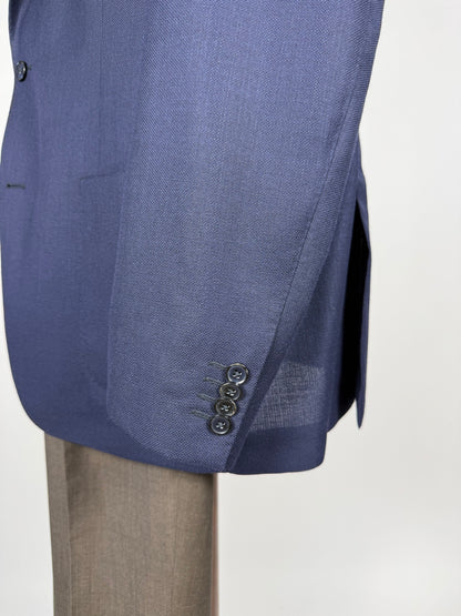 Giacca estiva De Paz hopsack blu - tg. 58/60