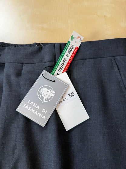 Pantaloni fresco lana grigio antracite (nuovi) - tg. 56