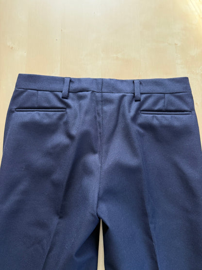 Completo doppiopetto anni ‘60/‘70 flanella blu - tg. 44
