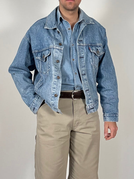 Levi's trucker 70507 anni '80 made in USA - XL