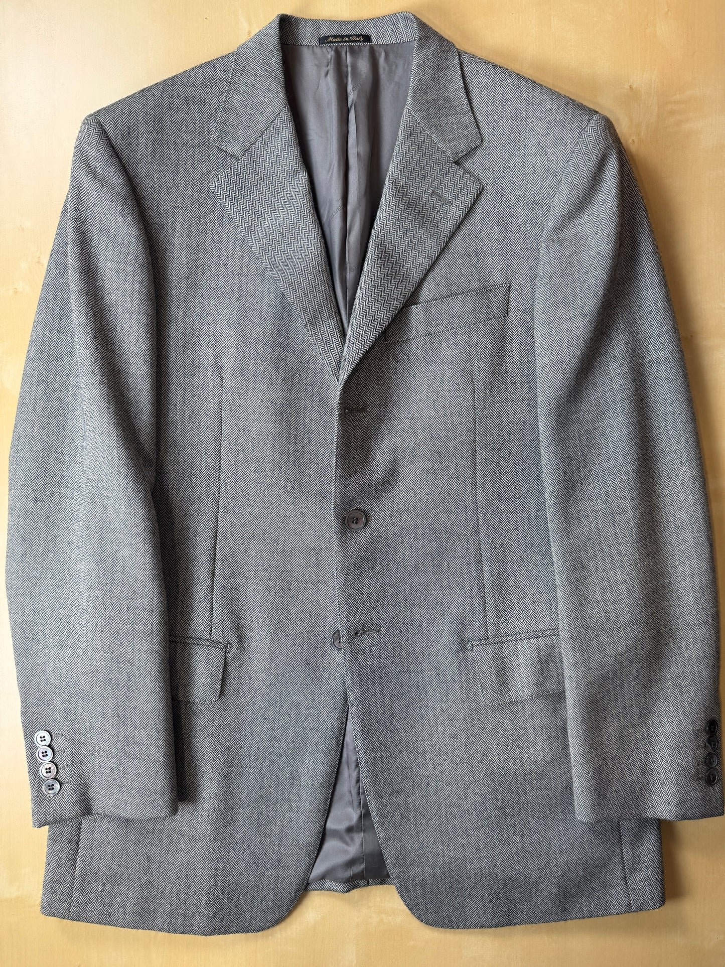 Giacca Pierre Cardin anni ‘90 spigato grigio - tg. 50