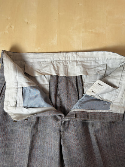 Pantaloni sartoriali Galles grisaglia anni ‘50/‘60 - tg. 52/54