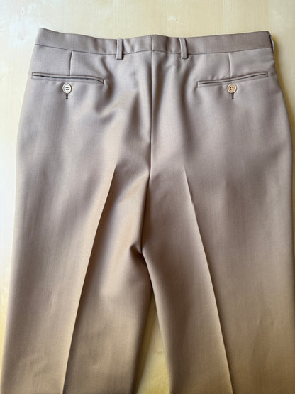 Completo Marzotto anni ‘70 in twill beige (NOS) - tg. 46/48