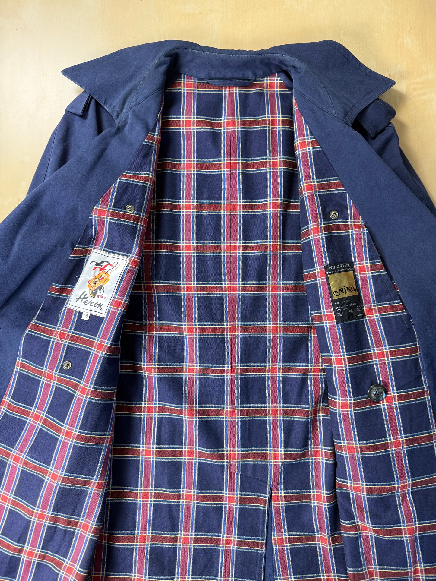 Trench anni '70 blu - tg. 48-50