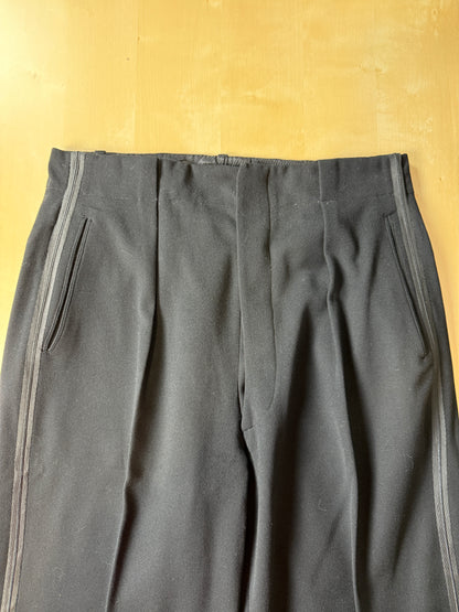 Smoking sartoriale anni ‘40/‘50 monopetto revers a lancia - tg. 46/48