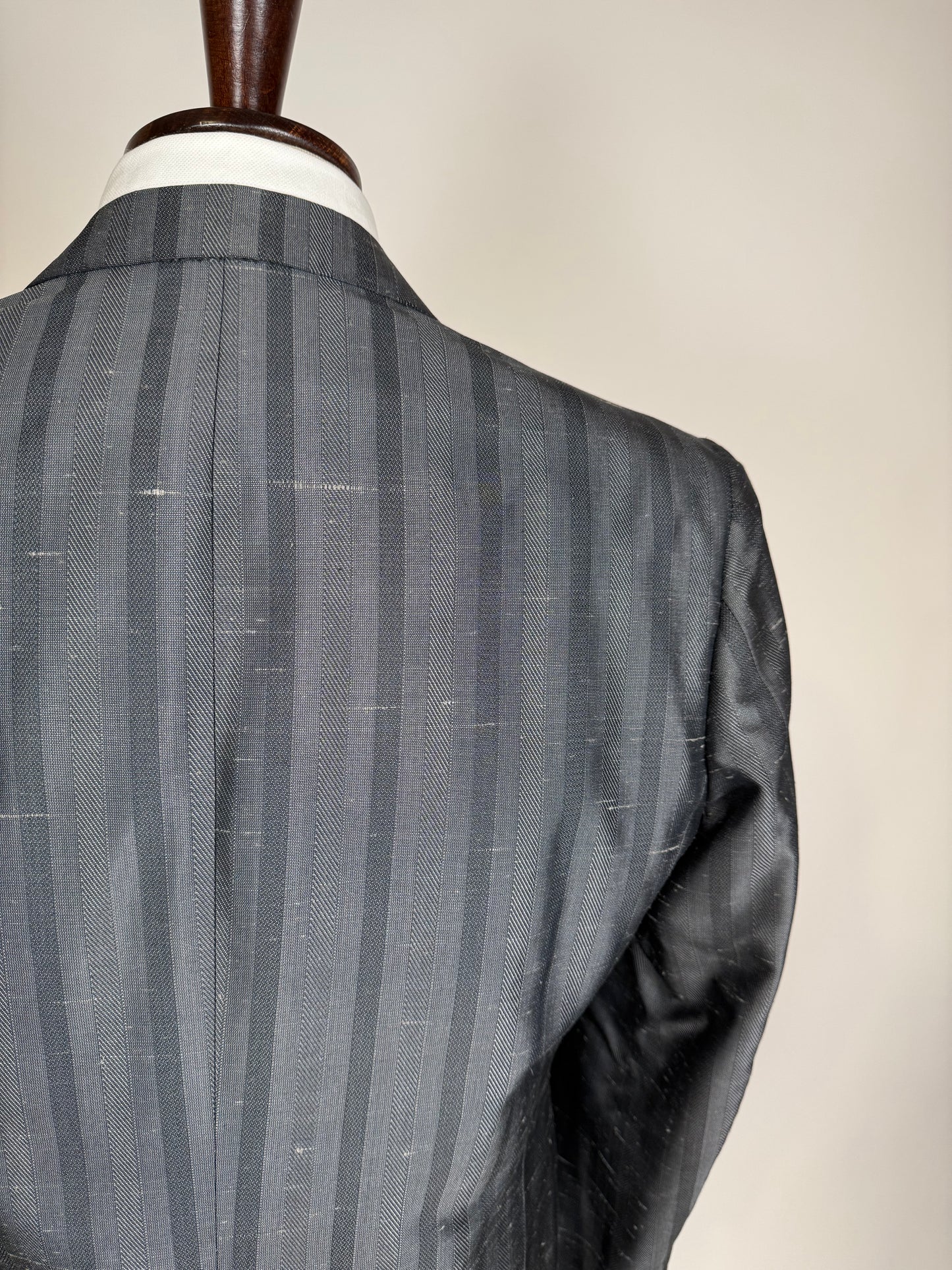 Giacca da smoking anni '80 in seta shantung - tg. 50