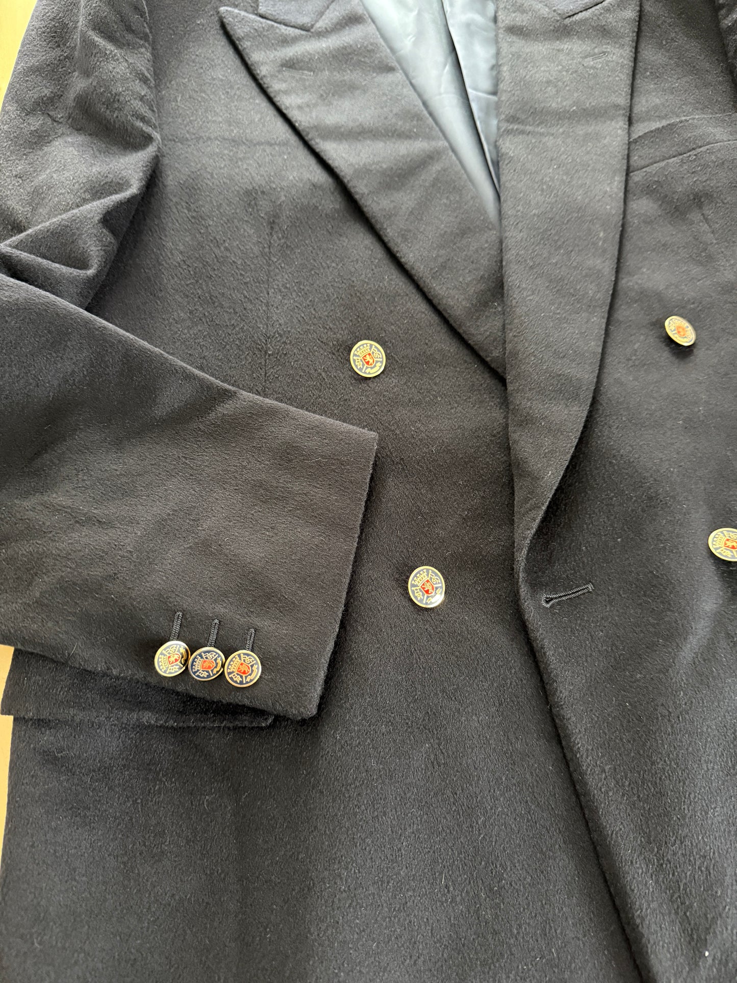 Blazer Belvest anni ‘80 doppiopetto cashmere e lana - tg. 50/52