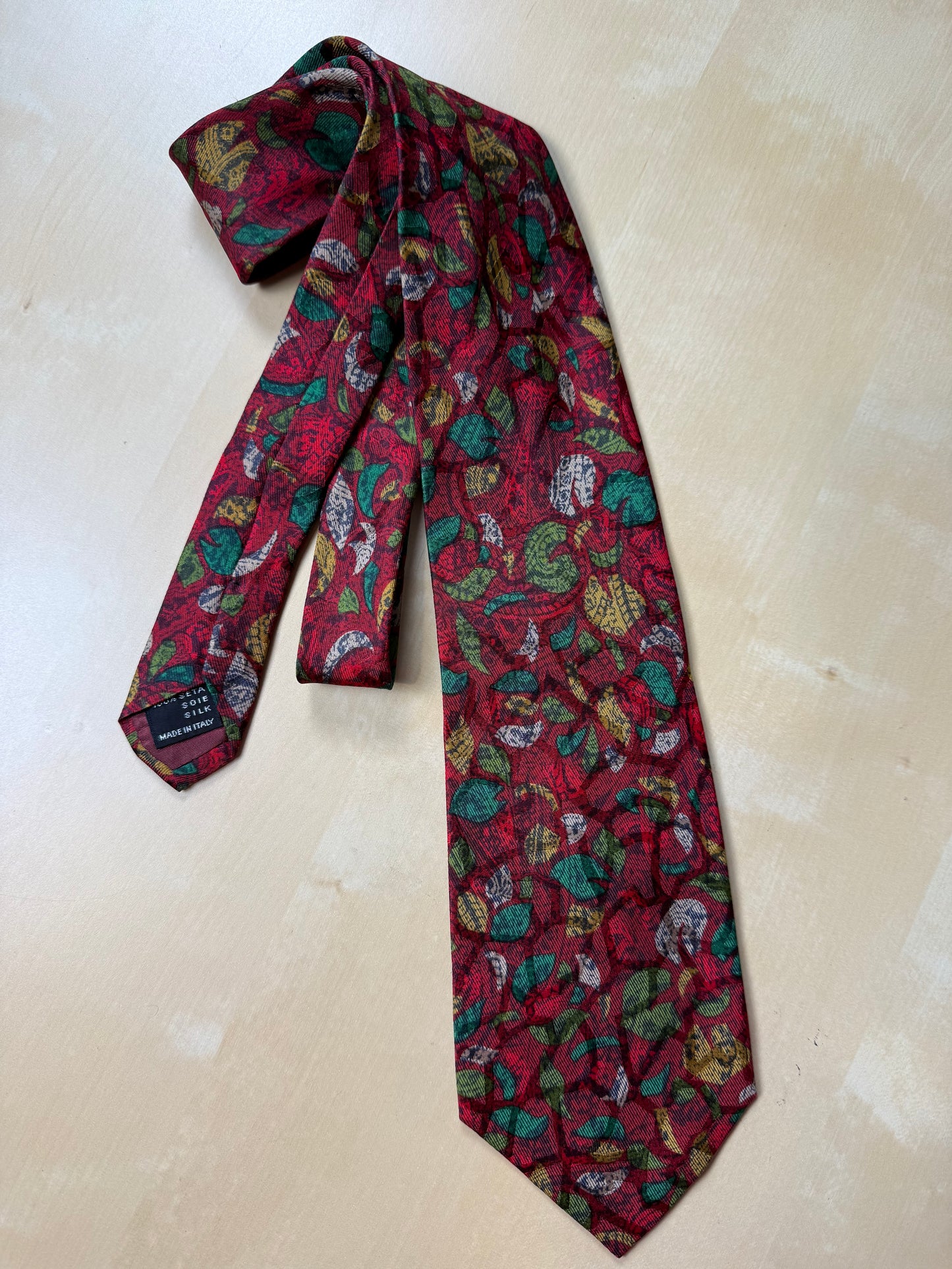 Cravatta Missoni rossa jacquard