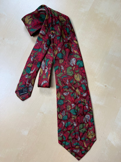 Cravatta Missoni rossa jacquard