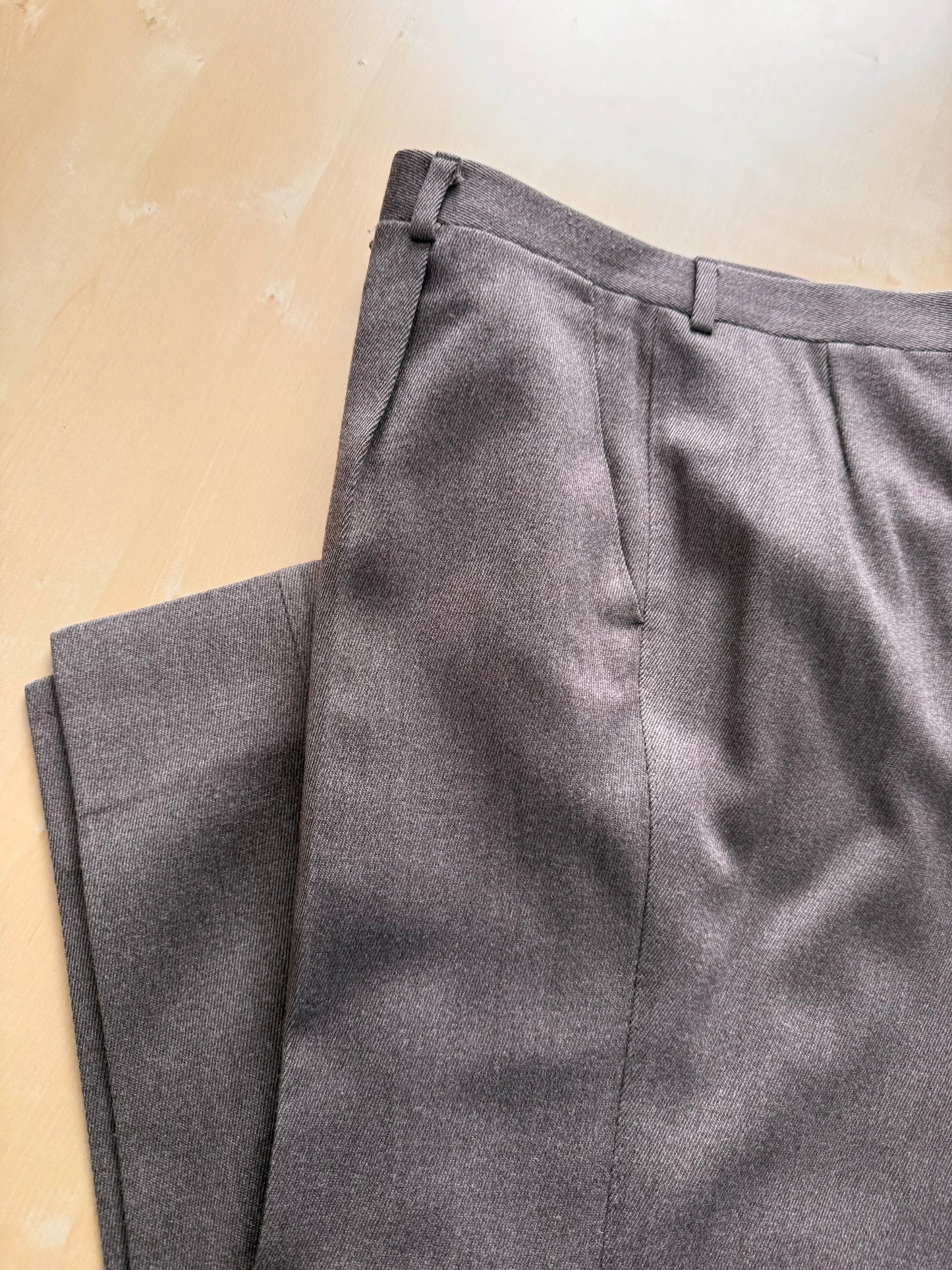 Pantaloni anni ‘80 covert marrone tabacco - tg. 48/50