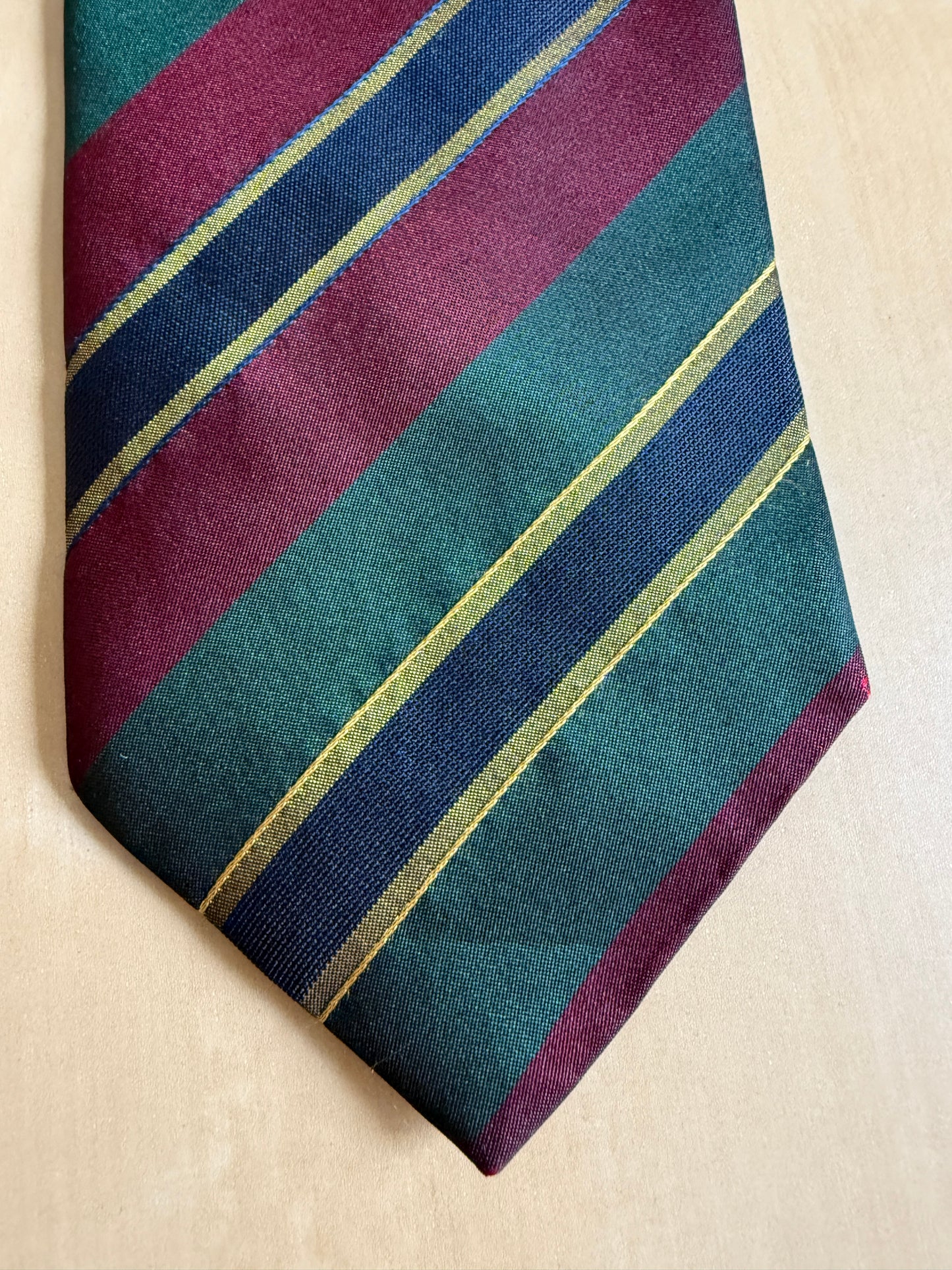 Cravatta regimental in raso