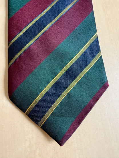 Cravatta regimental in raso