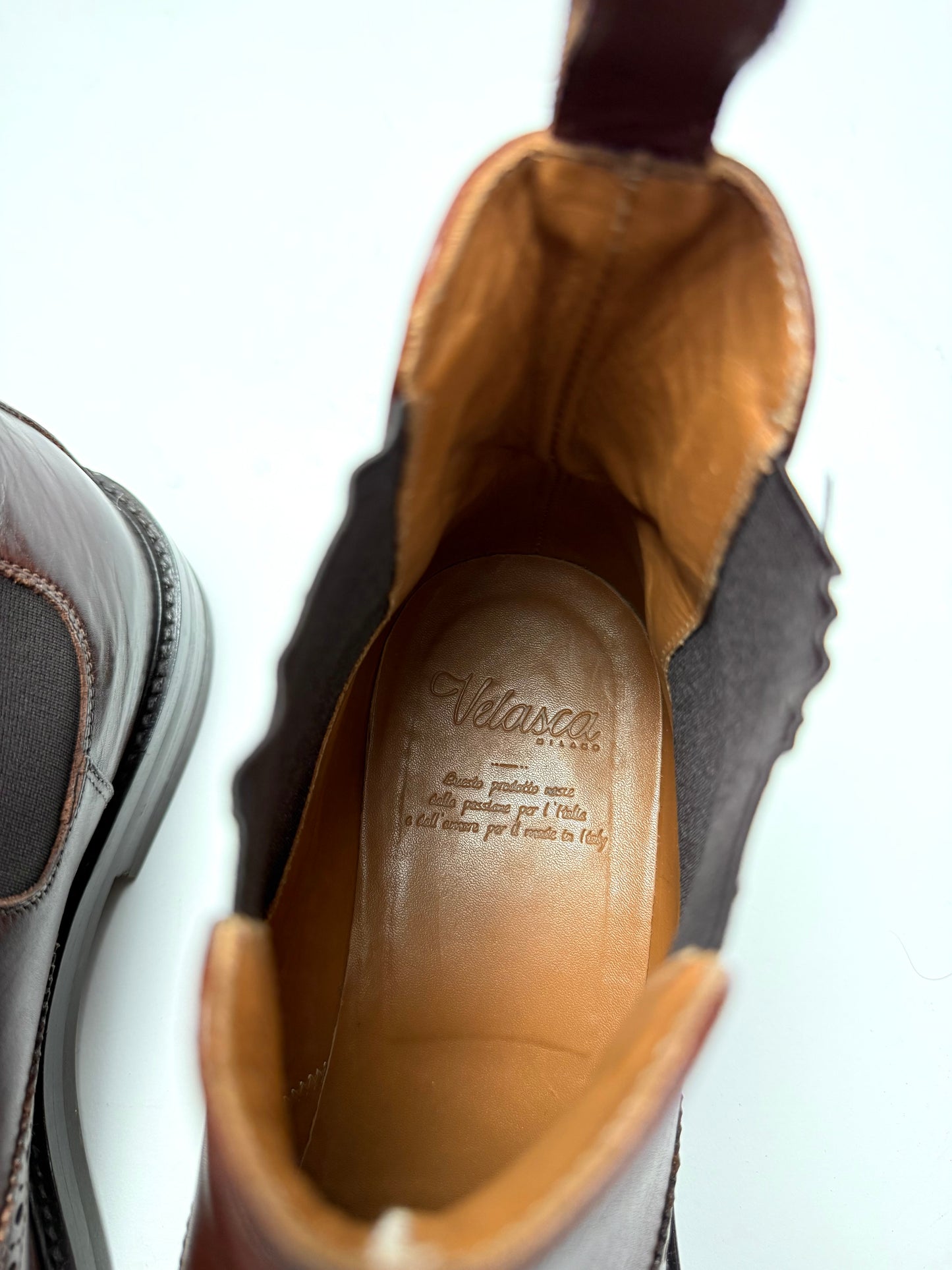 Chelsea boot Velasca “Lampionèe” brogue - 43 1/2