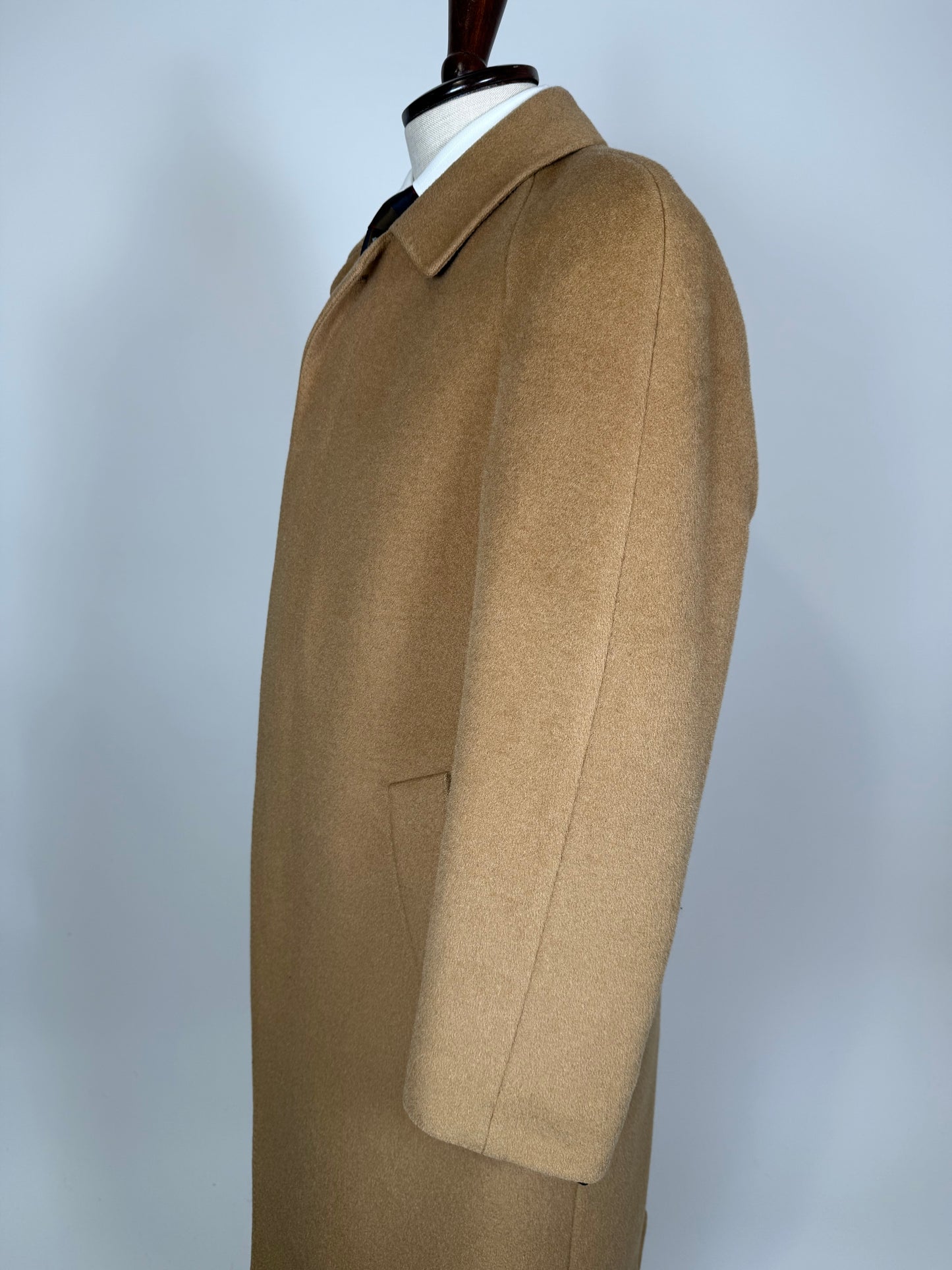 Cappotto raglan anni ‘80 lana e cammello - tg. 46-48