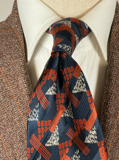 Cravatta Yves Saint Laurent anni ‘70 optical