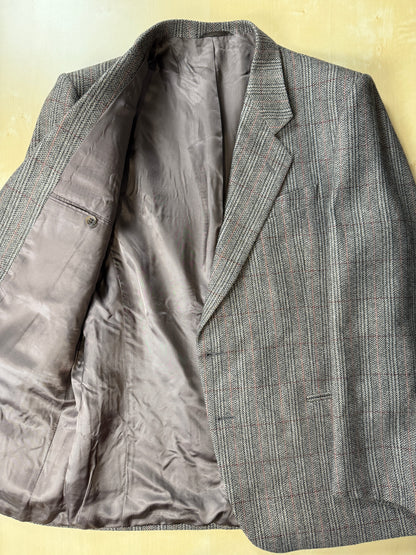 Giacca anni ‘70 spigato windowpane - tg. 52