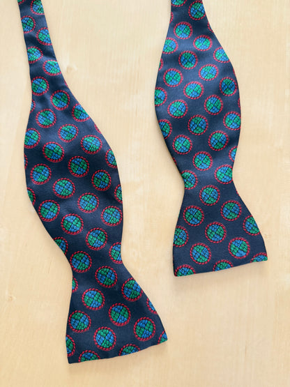 Papillon vintage navy medaglioni