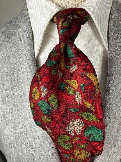 Cravatta Missoni rossa jacquard