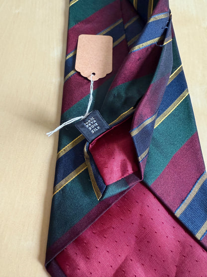 Cravatta regimental in raso