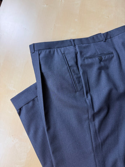 Pantaloni sartoriali fresco lana antracite - tg. 60