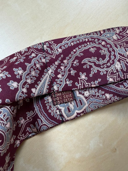 Ascot paisley bordeaux
