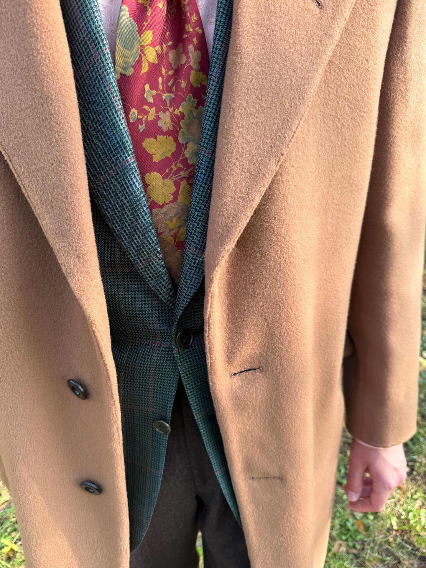 Cappotto cammello sartoriale anni ‘70/‘80 - tg. 48-50