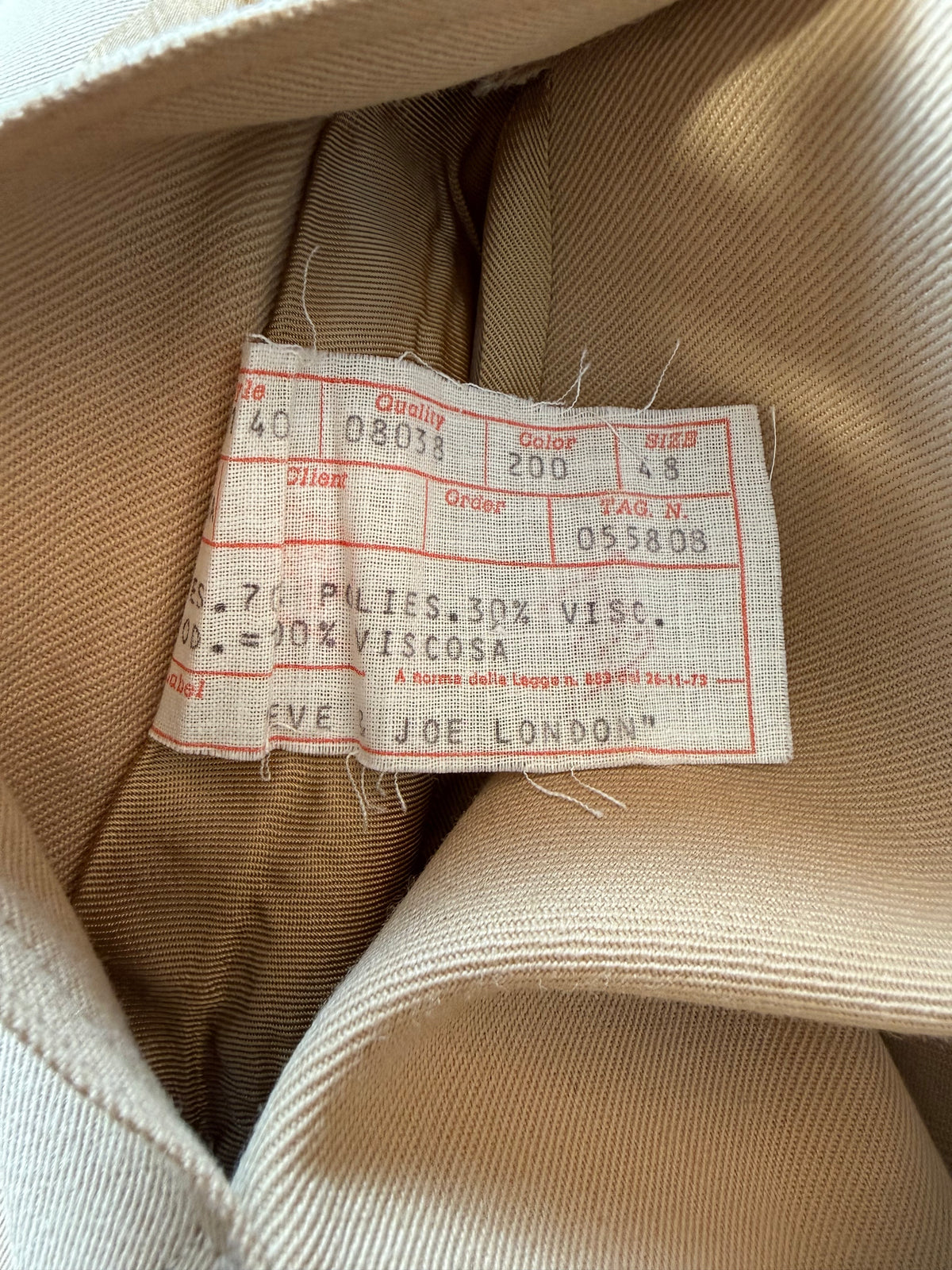 Trench anni '70/'80 - tg. 42