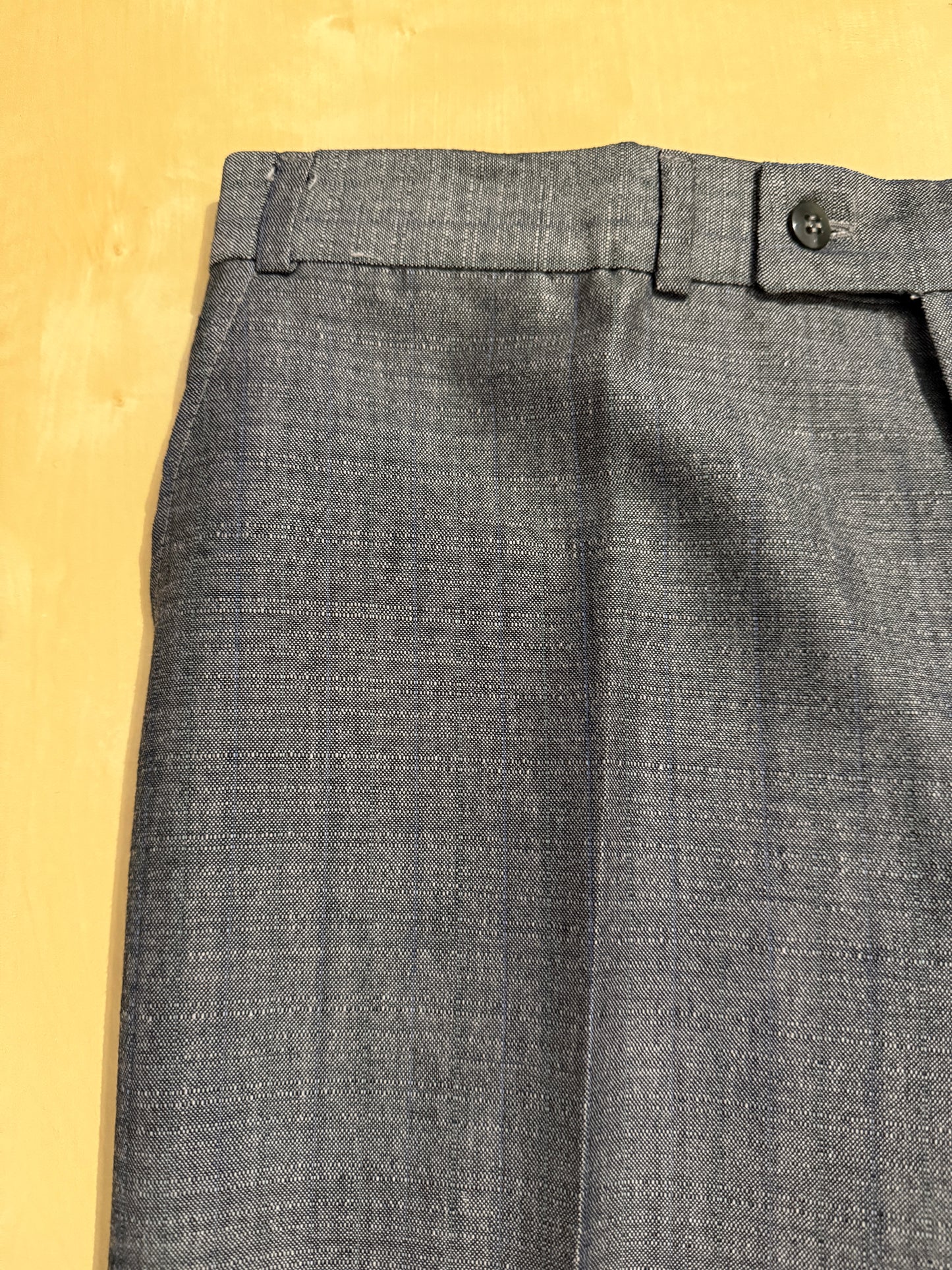 Pantalone anni ‘70 in fresco lana grigio (NOS) - tg. 48/50