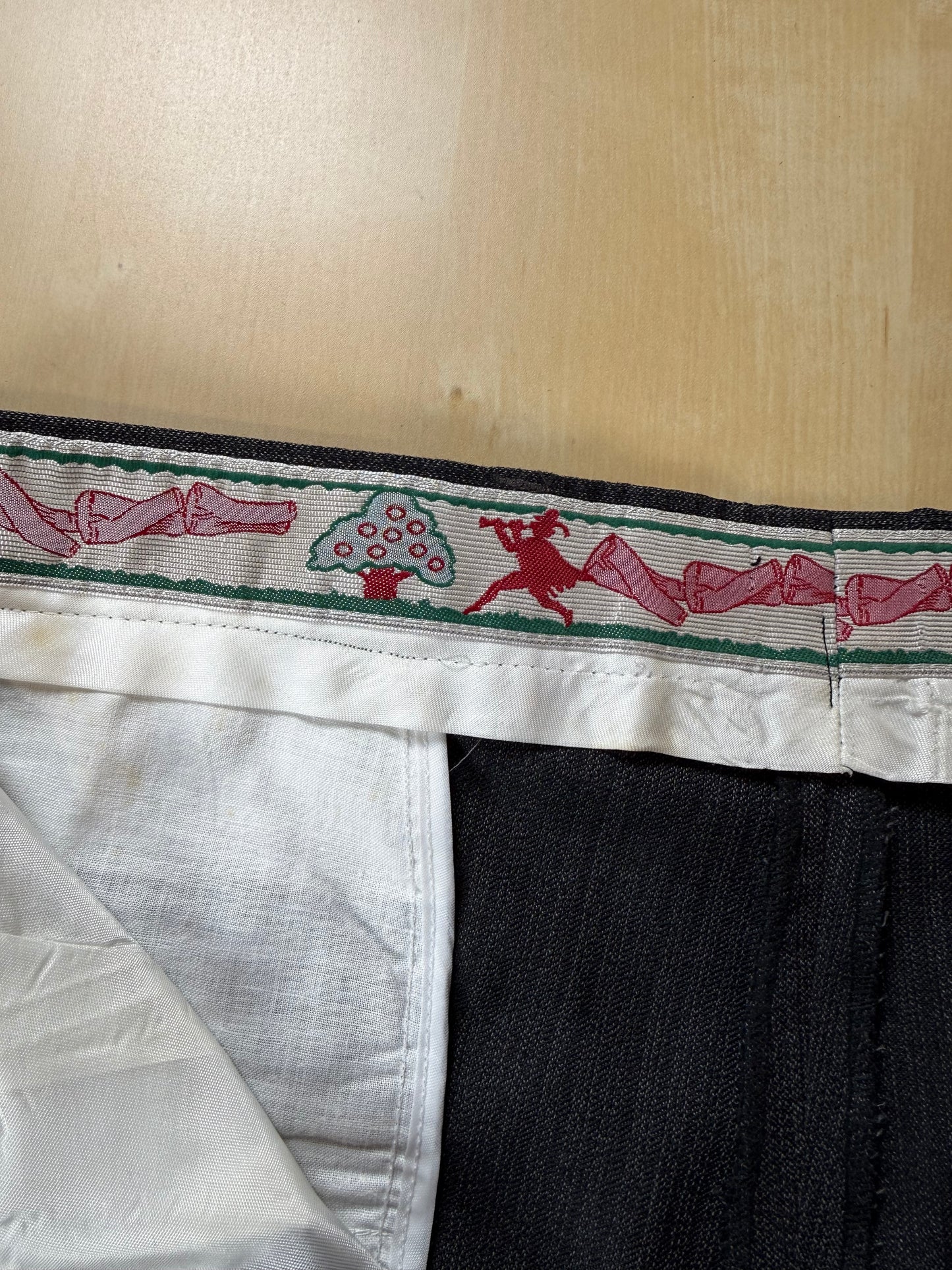 Pantaloni fresco lana grigio anni '80 (NOS) - tg. 46