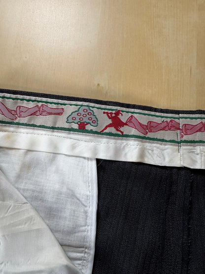 Pantaloni fresco lana grigio anni '80 (NOS) - tg. 46