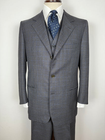 Completo 3 pezzi sartoriale principe di Galles - tg. 50